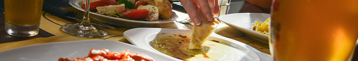 Eating Cafe at Metro Deli & Cafe restaurant in Fort Myers, FL.